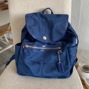 Blue Coach Backpack Brand New - Never Used
